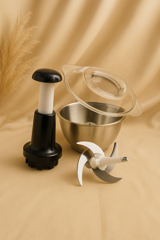 Ultra-Sharp Hand Food Chopper – Quick Chop Vegetable, Fruit & Meat Cutter