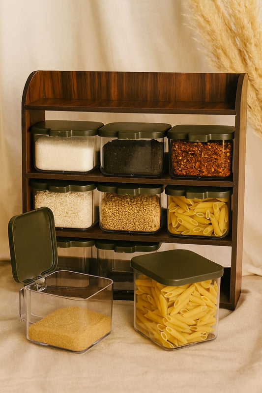 "kitchen Spice Storage Solution - 9 Jar Spice"