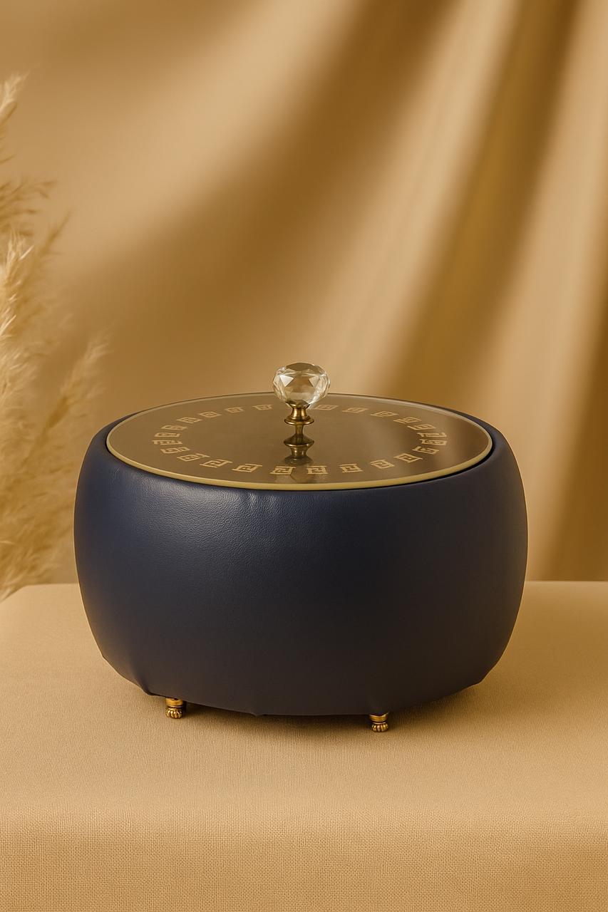 Rexine Leather Hotpot with Acrylic Cover